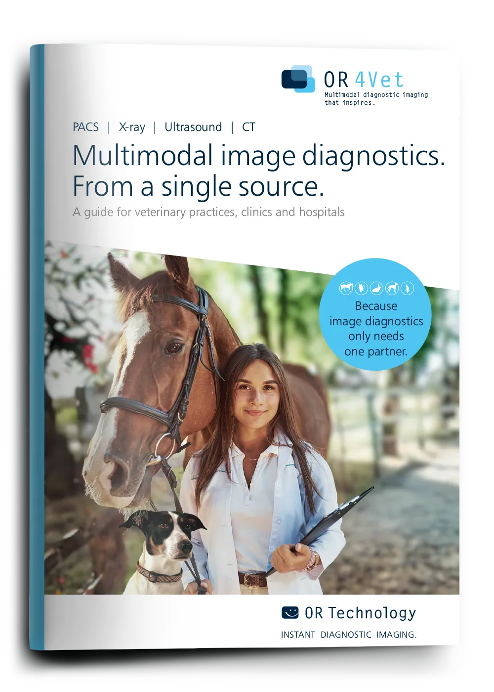 Cover of OR 4Vet brochure - Multimodal imaging and diagnostic from a single source