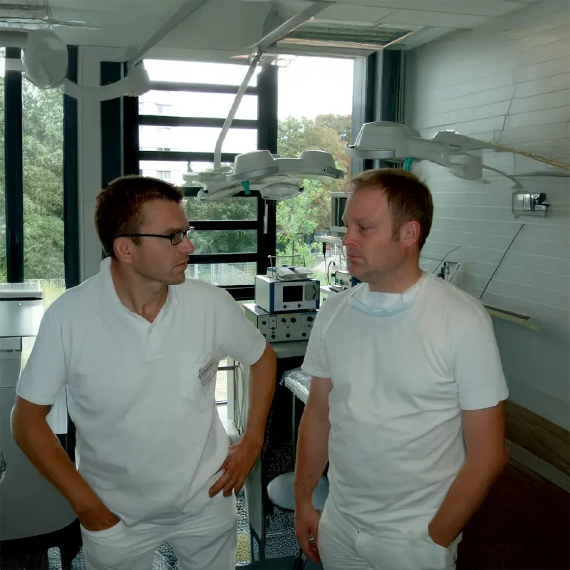 Dr. Alexander Pack and Dr. Karl Scherer - animal clinic