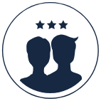 Icon - satisfied customers
